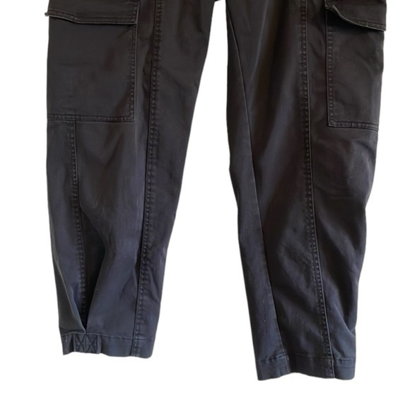 Derek Lam 10 Crosby Elian Utility Pants Women’s Size 12 Cargo Relaxed Black - Picture 4 of 10